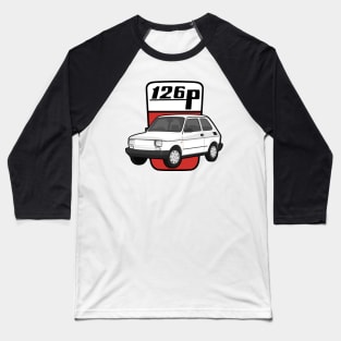 126P Car maluch 126 white Baseball T-Shirt